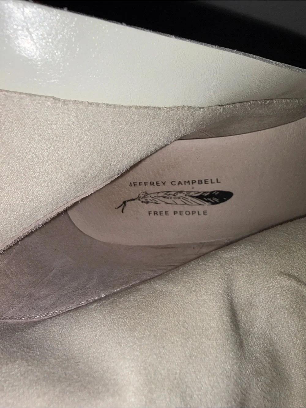 Jeffrey Campbell for Free People White Western Cowboy Boots Size 8